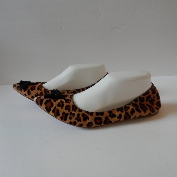 J. Crew Shoes - J.Crew Calf Hair Cheetah Print Ballerina Flats